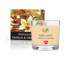 55 ml votivní sójová eko-svíce, VANILLA & ORANGE, PARFUMIA®
