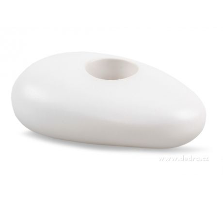 Svícen na čajovou svíčku, velký oblázek, BALI CERAMICS