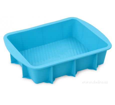 Zapékací a pečící silikonová forma, obdelníková,
