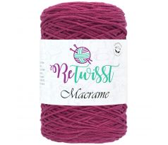 Macrame yarn 250g cyklámenová