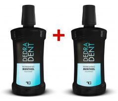 SADA 1+1 přírodní ústní voda s příchutí mentolu, DEDRA DENT, REFRESHING MENTHOL