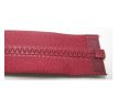 Zips plastový 5 mm - deliteľný 45 cm bordový