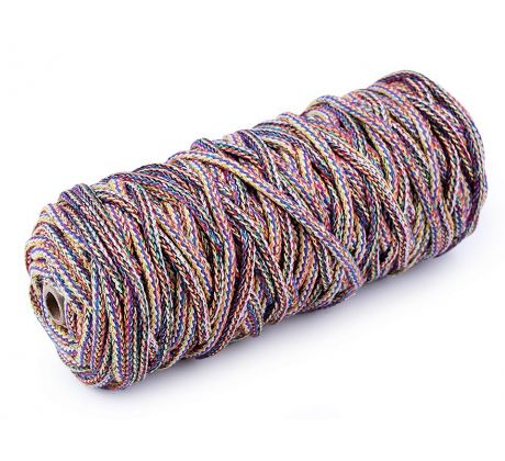 Šnúra / priadza s dušou Ø5 mm multicolor