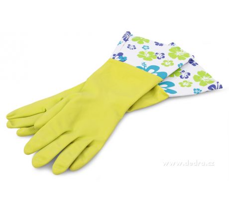 FLOWER dlhé upratovacie rukavice DA7511