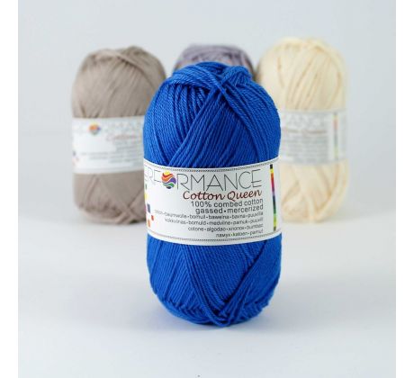 Performance Cotton Queen 100 - modrá 50g 125m