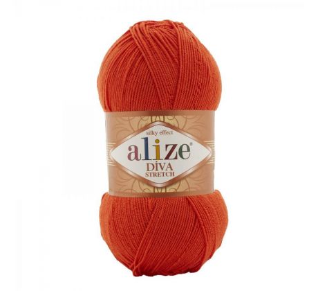 Alize Diva Stretch 37 - oranžová