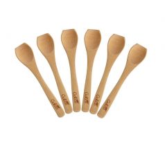 6 ks BAMBUSOVÉ LŽIČKY GoEco, 12 cm