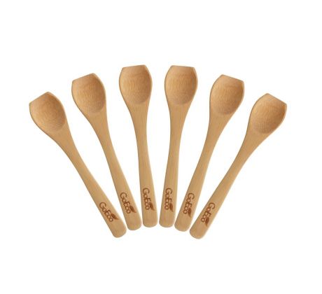 6 ks BAMBUSOVÉ LŽIČKY GoEco, 12 cm