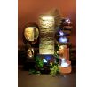 28 cm Buddha s kaskádou, dekorativní pokojová fontána