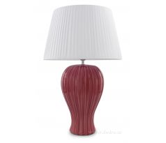 BELL XXL stolní lampa, růžovofialová výška 62 cm