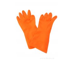 Ochranné gumové rukavice na domácí úklid