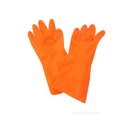 Ochranné gumové rukavice na domácí úklid