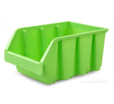 Štosátor úložný box, stohovatelný zelený