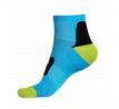 Sportovní funkční ponožky, pohodlné modro-zeleno-černé