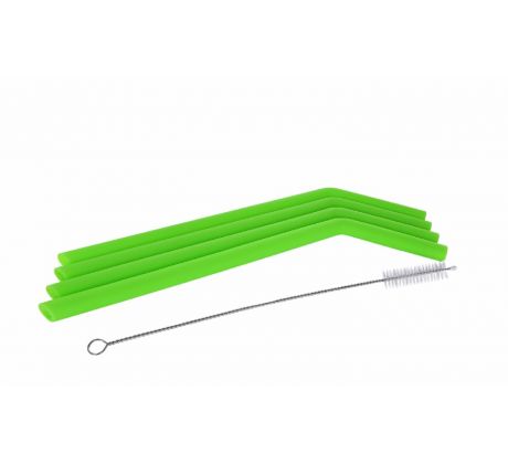 4 ks silikonové EKOSLÁMKY 26 cm "doživotní", omyvatelné s kartáčkem