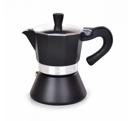 160 ml MOKA ESPRESSO přetlaková konvice pro přípravu kávy, 3 šálky