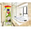 Pěnový čistič koupelen s vodoodpudivým efektem, extra silný XONOX ECO SPA, nová limetka