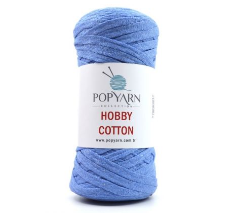 Priadza Hobby cotton B4 - modrá 250g, 150m