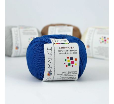 Cotton Xtra 98 - modrá 50g 150m