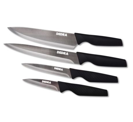 4 ks sada kuchyňských nožů z oceli