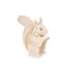 WOODCRAFT | 3D skládací dřevěná stavebnice VEVERKA | 10,5 cm | bez lepidla + vybarvi si sám