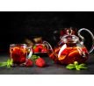 250 ml sójová vonná eko-svíce, pečený čaj, LADY MARMELADE’S FRUIT TEA, PARFUMIA