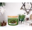 400 ml sójová vonná eko-svíce, 2 knoty, vůně borovice, FRESH PINE, PARFUMIA