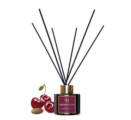 MIDNIGHT CHERRY | tyčinkový difuzér | PARFUMIA | 100 ml