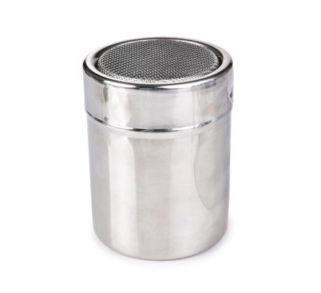 CREMO | nerezová cukřenka se sítkem | 300 ml | na jemné sypání cukru, skořice a kakaa