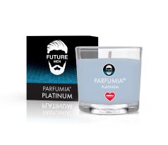 55 ml votivní sójová eko-svíce, PLATINUM, PARFUMIA