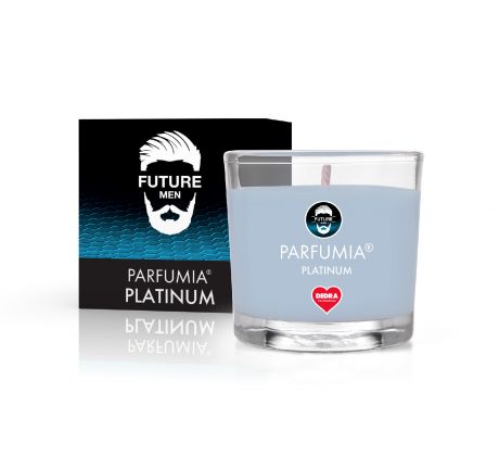 55 ml votivní sójová eko-svíce, PLATINUM, PARFUMIA