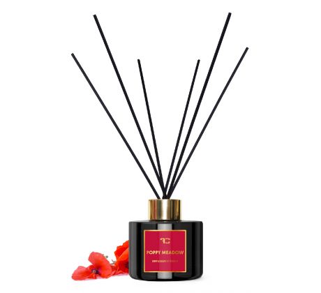 200 ml difuzér FLOW + tyčinky, POPPY MEDOW, PARFUMIA®
