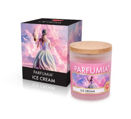 250 ml sójová vonná eko-svíce, ICE CREAM, PARFUMIA