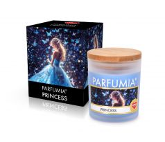 250 ml sójová vonná eko-svíce, PRINCESS, PARFUMIA