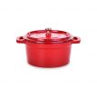 MASSIVE | litinový zapékací hrnec s poklicí | MIDI COCOTTE | 750 ml | červený