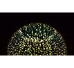 14 cm světelná LED skleněná koule, stojací