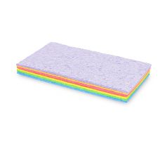 6 kusů super-absorpčních houbiček z celulózy