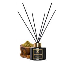200 ml difuzér FLOW + tyčinky, OBSIDIAN BLACK, PARFUMIA