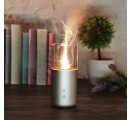 AROMIQA | přenosný USB aroma difuzér | LED osvětlení & časovač | sonická technologie