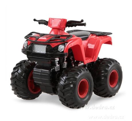 Terénní SUV auto, čtyřkolka červená