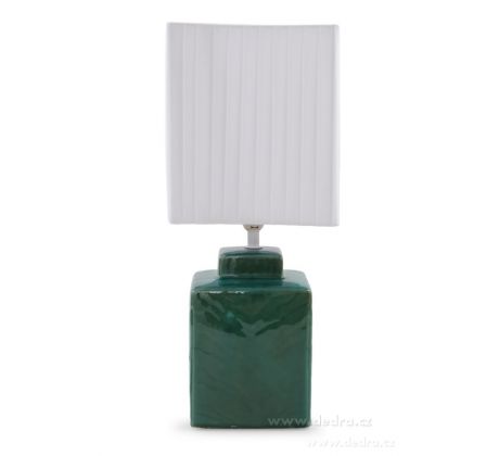 CUBE stolní lampa 42 cm, mentolová
