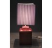 CUBE stolní lampa 42 cm, růžovofialová