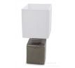 CUBE stolní lampa 42 cm, šedá
