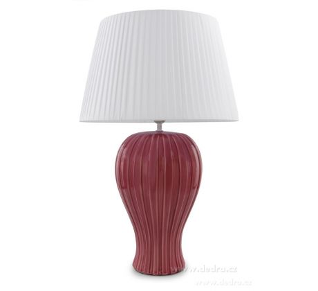 BELL XXL stolní lampa, růžovofialová výška 62 cm