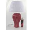 BELL XXL stolní lampa, růžovofialová výška 62 cm