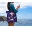 Textilní kabelka/taška FC ELEGANT MARINE, s uzavíráním na zip