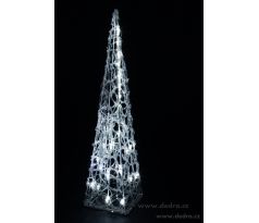 Stojící jehlan 60 cm, 30 LED diod