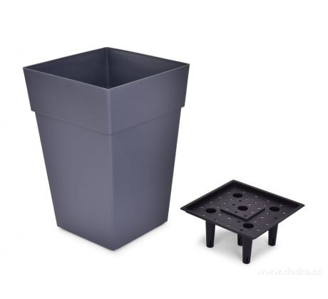 na kolečkách, antracitový