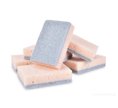 6 ks kuchyňská houbička s abrazivní vrstvou