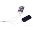 3in 1 USB kabel se třemi koncovkami Micro USB, USB-C a Lightning konektor